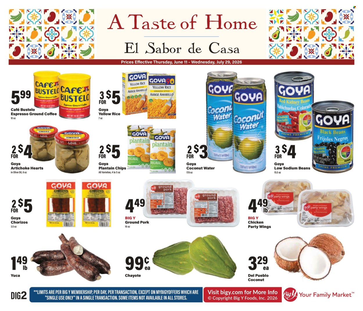 Big Y ad - 06/11/2026 - 07/29/2026. Page 1