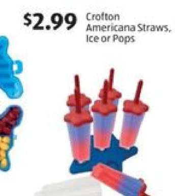 Crofton Americana Straws, Ice or Pops