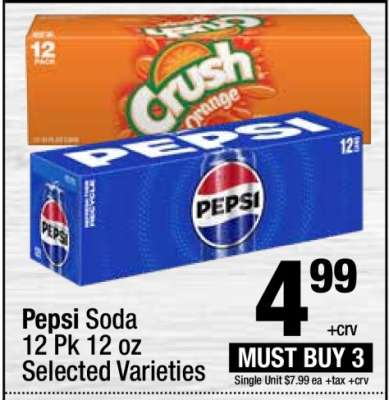 Pepsi soda