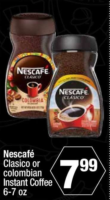Nescafé Clásico or Colombian Instant Coffee