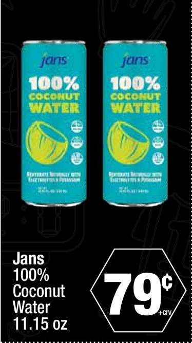 Jans 100% Coconut Water