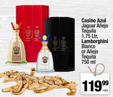 Casino Azul Jaguar Añejo Tequila