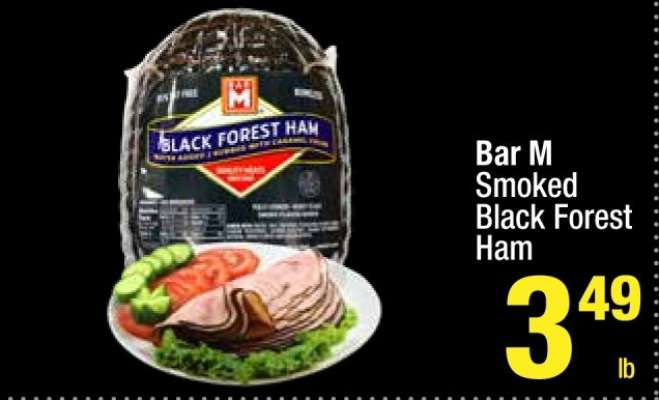 Bar M Smoked Black Forest Ham