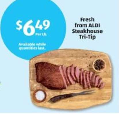 Fresh from ALDI Steakhouse Tri-Tip