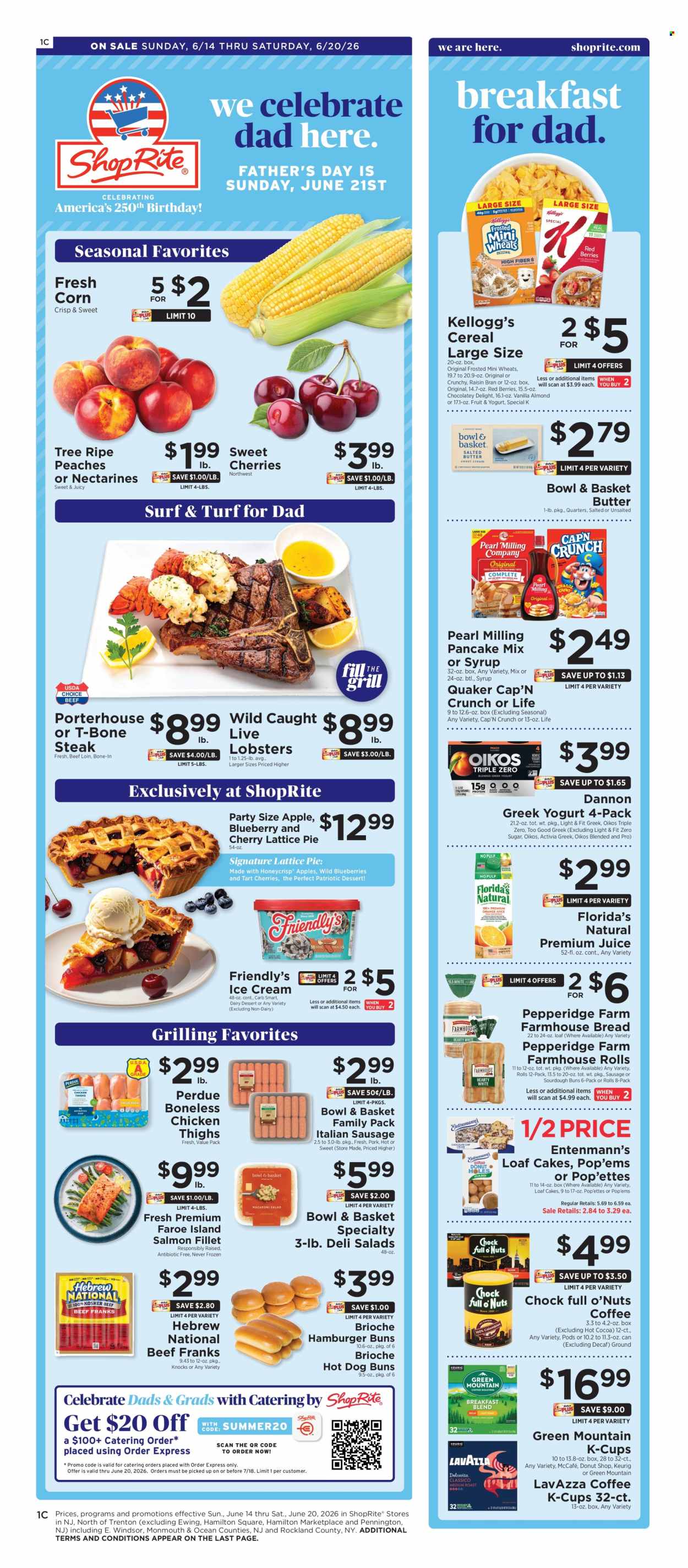 ShopRite ad - 06/14/2026 - 06/20/2026. Page 1