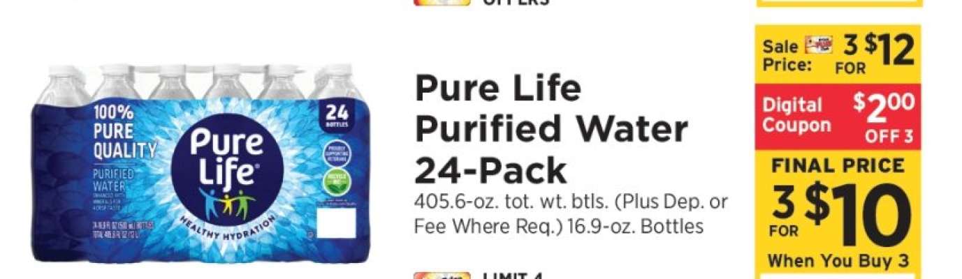 Pure Life Purified Water 24-Pack