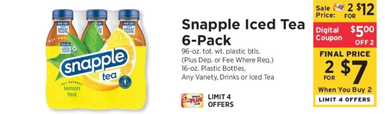 Snapple Iced Tea 6-Pack
