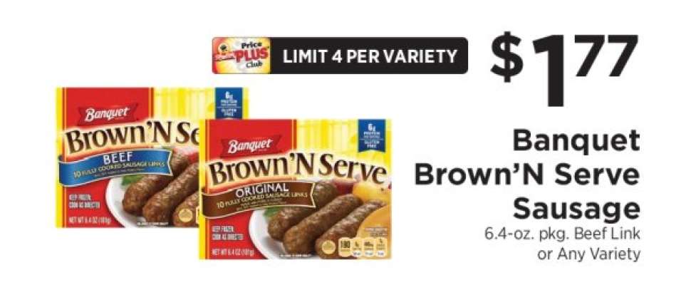 Banquet Brown'N Serve Sausage