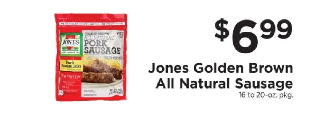 Jones Golden Brown All Natural Sausage