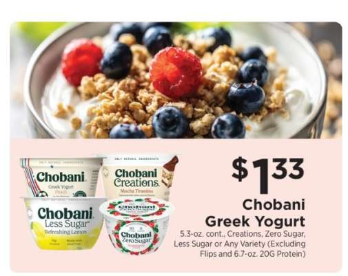 Chobani Greek Yogurt
