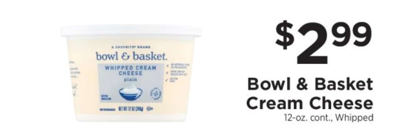 Bowl & Basket Cream Cheese
