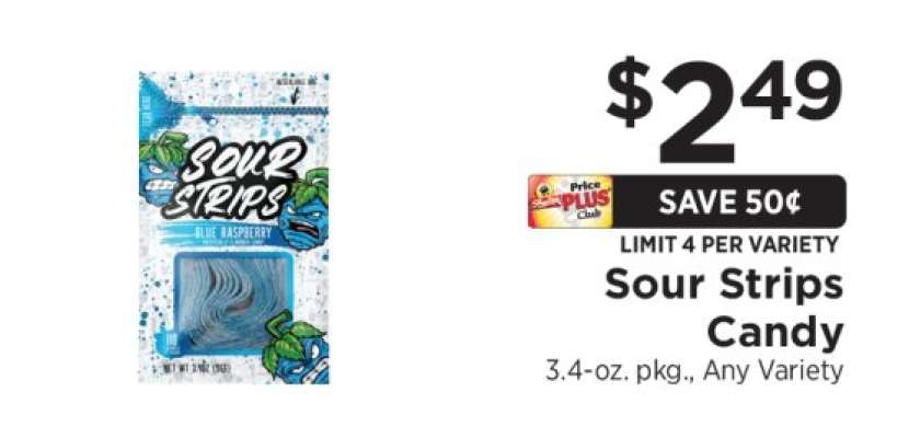 Sour Strips Candy