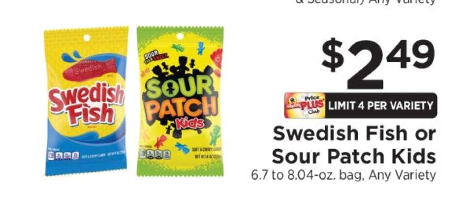 Swedish Fish or Sour Patch Kids