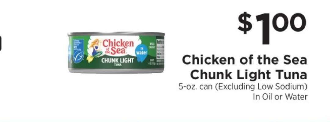 Chicken Of The Sea Chunk Light Tuna