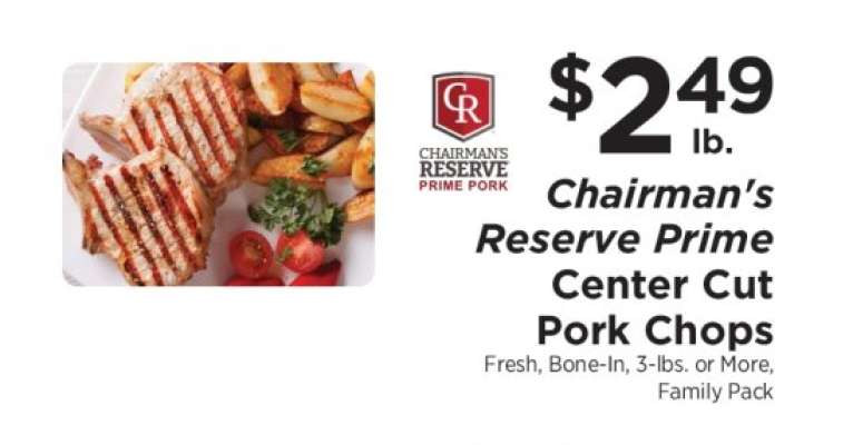Chairman's Reserve Prime Center Cut Pork Chops