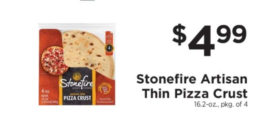 Stonefire Artisan Thin Pizza Crust