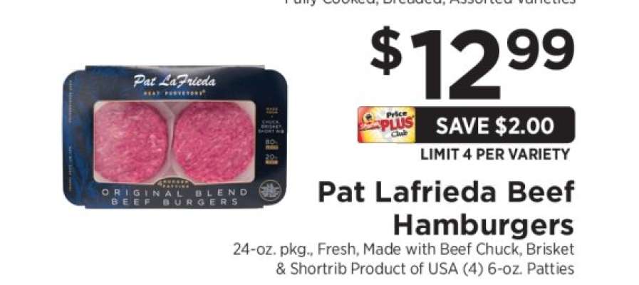 Pat LaFrieda Beef Hamburgers