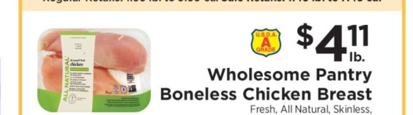 Wholesome Pantry Boneless Chicken Breast