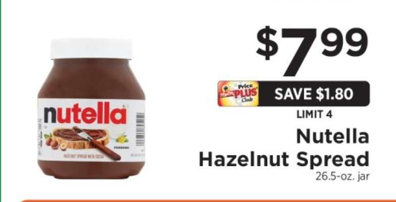 Nutella Hazelnut Spread