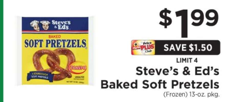 Steve's & Ed's Baked Soft Pretzels