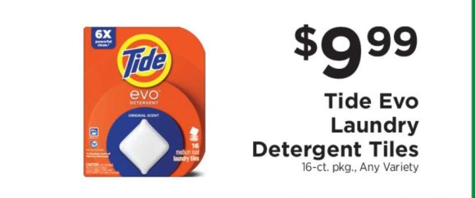 Tide evo Laundry Detergent Tiles