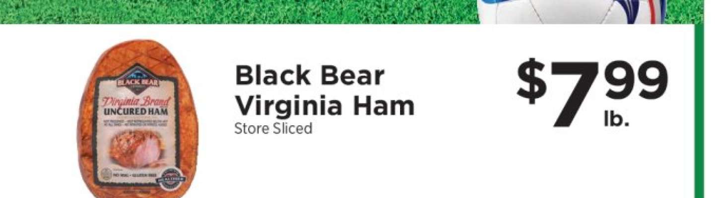 Black Bear Virginia Ham