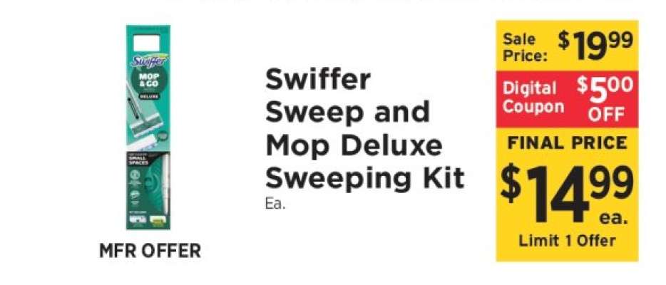 Swiffer Sweep and Mop Deluxe Sweeping Kit