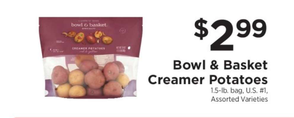 Bowl & Basket Creamer Potatoes