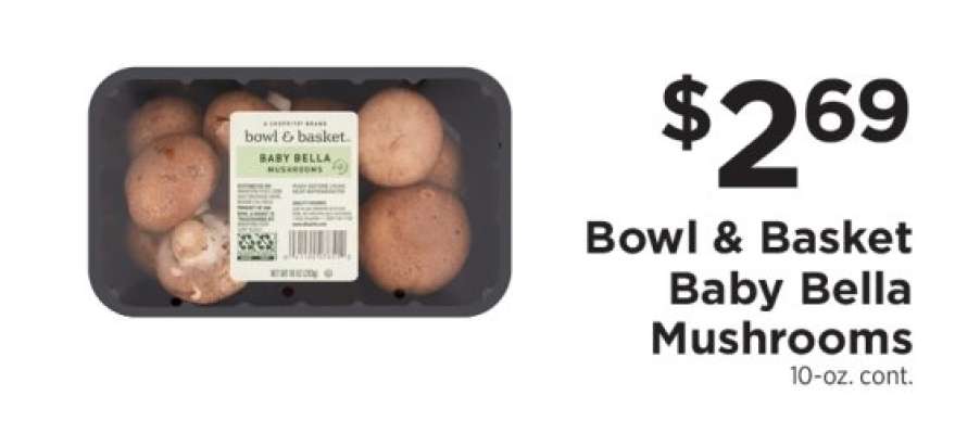 Bowl & Basket Baby Bella Mushrooms