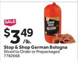 Stop & Shop German Bologna
