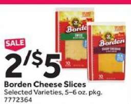 Borden Cheese Slices