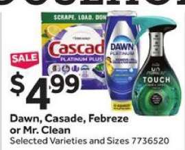 Dawn, Cascade, Febreze or Mr. Clean