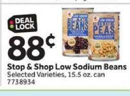 Stop & Shop Low Sodium Beans