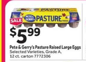 Pete & Gerry's Pasture Raised Large Eggs