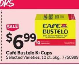 CAFÉ BUSTELO K-CUPS