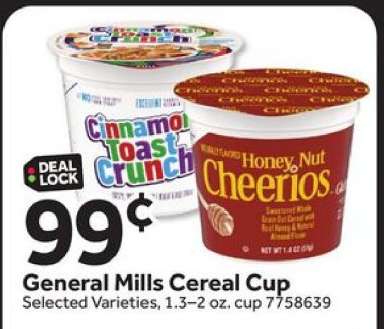 General Mills Cereal Cup