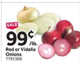 Red or Vidalia Onions