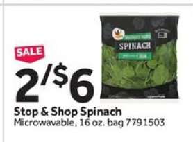 Stop & Shop Spinach