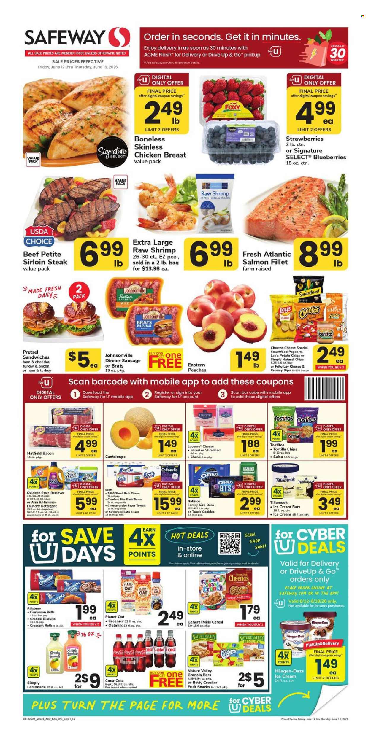 Safeway ad - 06/12/2026 - 06/18/2026. Page 1
