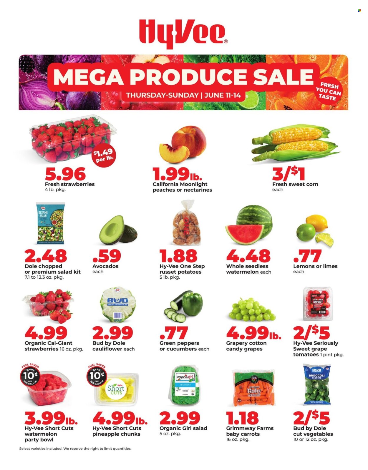 Hy-Vee ad - 06/11/2026 - 06/14/2026. Page 1