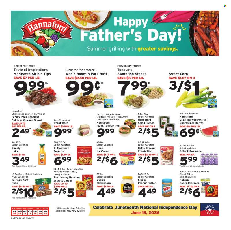 Hannaford Flyer - 06/14/2026 - 06/20/2026.