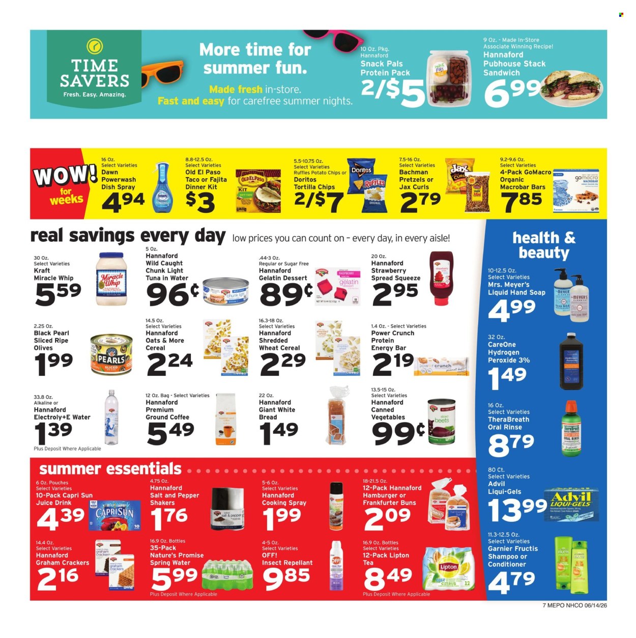 Hannaford ad - 06/14/2026 - 06/20/2026. Page 7