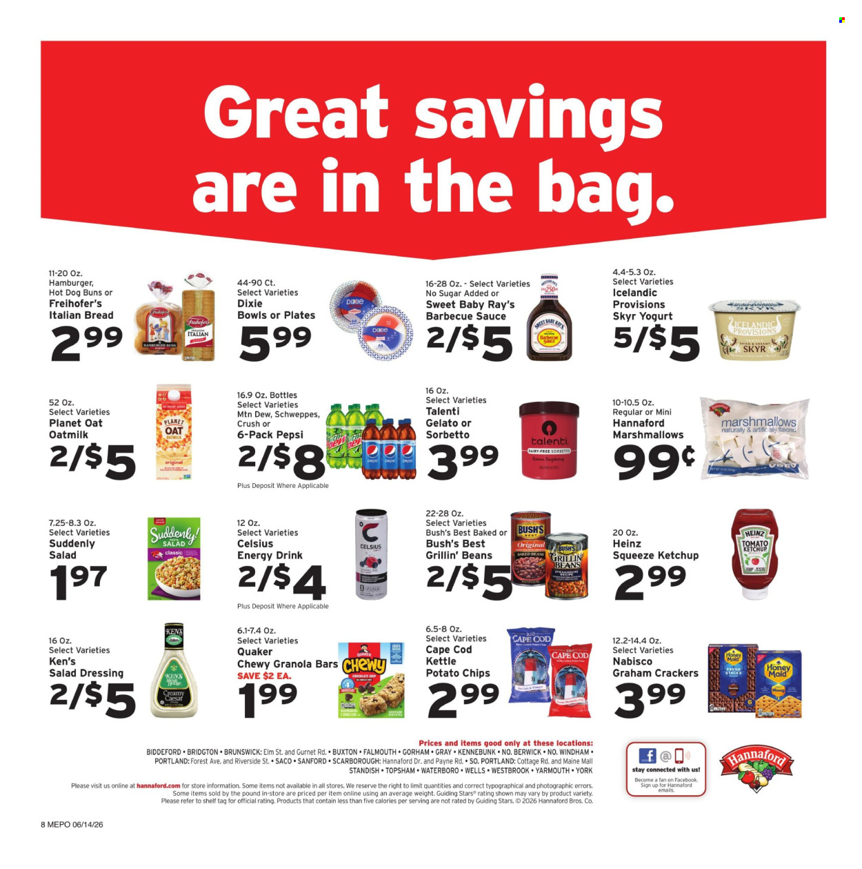 Hannaford ad - 06/14/2026 - 06/20/2026. Page 8