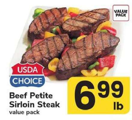 Beef Petite Sirloin Steak