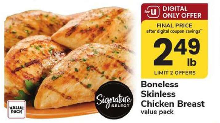 Signature Select Boneless Skinless Chicken Breast