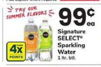Signature Select Sparkling Water
