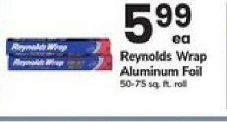 Reynolds Wrap Aluminum Foil