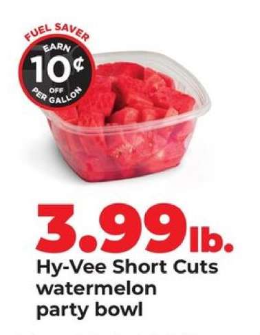 Hy-Vee Short Cuts watermelon party bowl