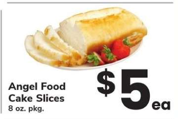 Angel Food Cake Slices