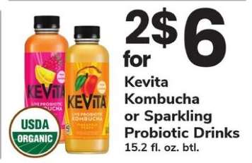Kevita Kombucha or Sparkling Probiotic Drinks